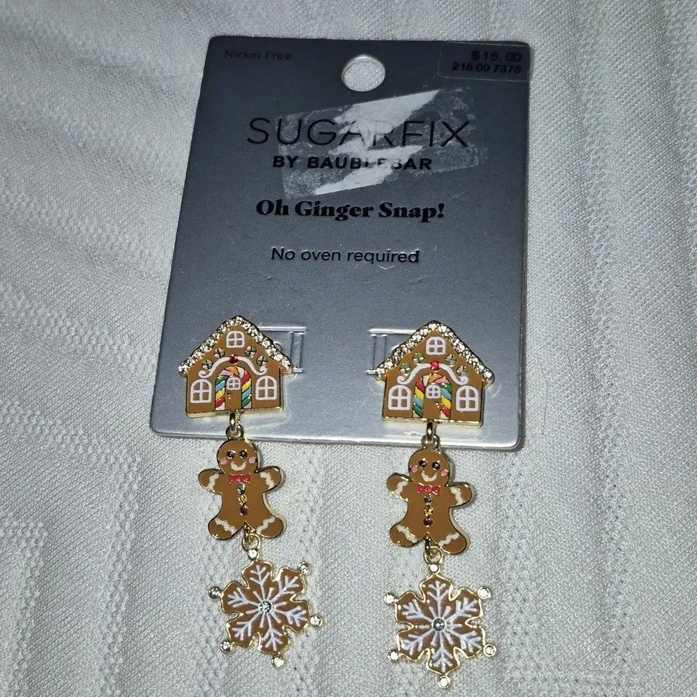 Sugarfix by Baublebar Oh Ginger Snap EARRINGS - New
